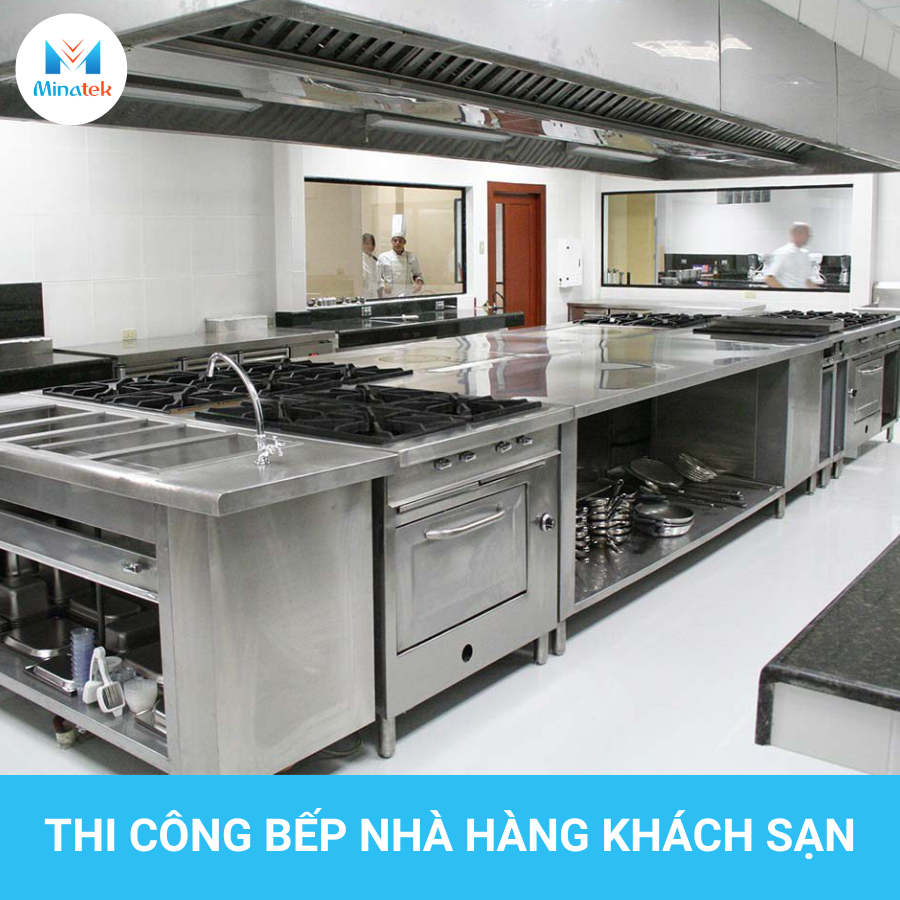 Thiết kế và thi công bếp công nghiệp