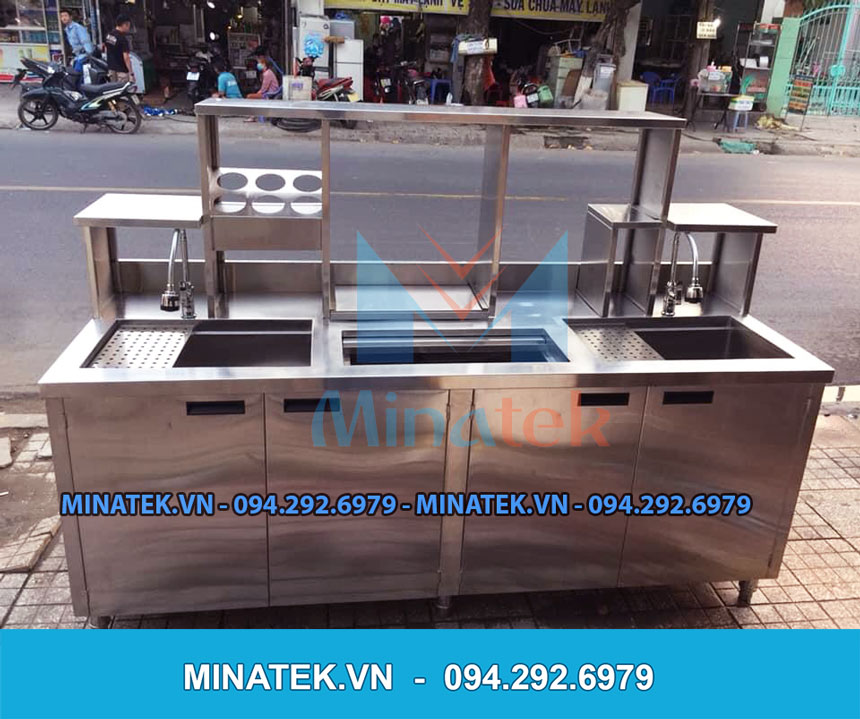 Quầy bar inox 304 sản xuất tại MINATEK