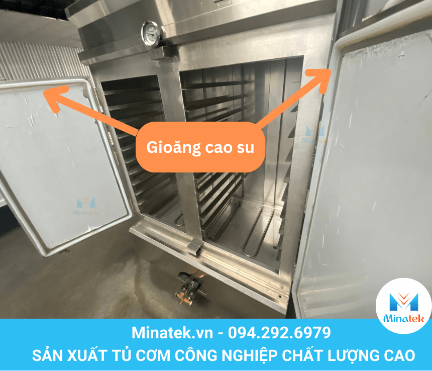 Gioăng cao su tủ cơm công nghiệp Minatek